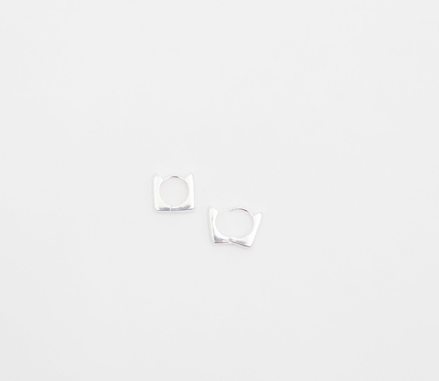 Modern Square Huggie