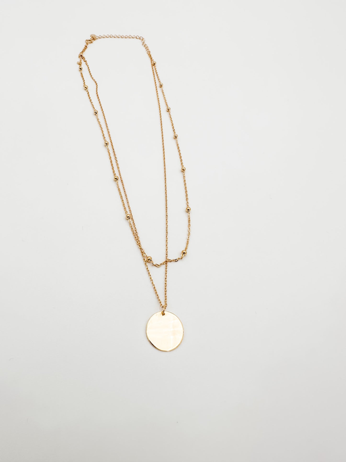 Multi Strand Coin Necklace