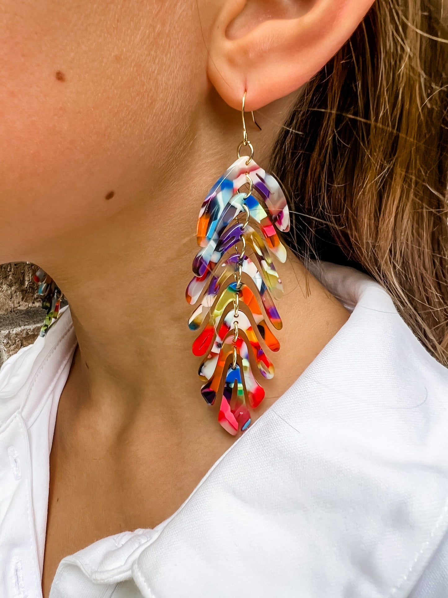 Fishbone Earrings